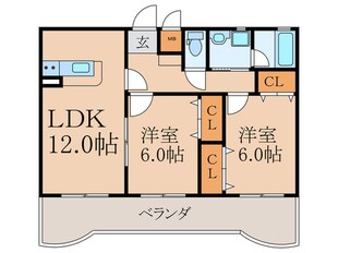 アルゴヴィラージュ嵐山の物件間取画像